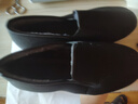 超火酷老北京布鞋男防滑耐磨千層底開(kāi)車(chē)一腳蹬休閑工作勞保3520軍單布鞋 黑色棉鞋（橡膠底） 40 曬單實(shí)拍圖