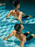 速比濤（Speedo）電氣矩陣黑標5.0防曬五分及膝泳褲速干抗氯專(zhuān)業(yè)訓練比賽游泳裝備 黑色【意大利面料,分區支撐】 M (34) 身高175/體重75/腰圍86 曬單實(shí)拍圖