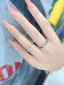 中國黃金（CHINA GOLD）S925銀枯木逢春情侶對(duì)戒男女一對(duì)銀飾指環(huán)節(jié)日生日禮物送愛人女友 情侶 枯木逢春對(duì)戒 曬單實(shí)拍圖