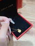中國(guó)黃金（CHINA GOLD）四葉草黃金吊墜女足金幸運(yùn)草項(xiàng)鏈七夕情人節(jié)生日禮物送老婆紀(jì)念日 四葉草吊墜 約0.45g【贈(zèng)銀鏈】 曬單實(shí)拍圖