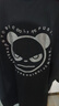 HIPANDA【燙鉆】短袖t恤男女同款重磅240g純棉潮牌ins上衣男黑色XL 曬單實拍圖