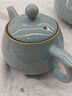 龍泉青瓷 創(chuàng)意家用茶壺功夫茶具壺嘴過濾壺單壺陶瓷中式泡茶壺禮盒裝 哥窯粉青開片-禮盒裝 曬單實拍圖