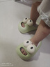 歌瑞夢(mèng)（GERUIMENG）兒童拖鞋男童女寶夏季可愛(ài)大眼睛eva厚底踩屎感室內外穿防滑涼拖 綠色 170mm 曬單實(shí)拍圖