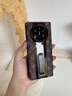 ENBANDA 適用于華為MateX5支架手機殼真皮matex3一體折疊支架典藏智能皮套精選牛皮|一體支架|智能翻蓋 【摩卡咖-黑邊】 【華為MateX5/典藏版】通用 曬單實(shí)拍圖