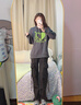 真維斯（JEANSWEST）連帽衛(wèi)衣男女款帽衫春秋青少年帶帽子套頭衣服寬松加大碼休閑外套 深灰（綠色心） 3XL (推薦150-170斤) 曬單實拍圖