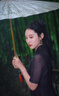 浮云堂「浮云堂.雅」繁久.中式改良真絲桑蠶絲旗袍連衣裙女25夏禪意茶服 深咖 M （售完下架） 曬單實(shí)拍圖