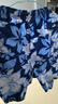 席臣加大碼加肥沙灘褲男士寬松五分褲純棉大號短褲款花褲夏時(shí)尚印花休閑褲 016藍色 6XL適合230-240斤 曬單實(shí)拍圖