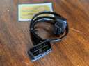 鹿途汽車(chē)檢測儀OBD2延長(cháng)線(xiàn) 電腦加長(cháng)連接線(xiàn)轉換插頭 16針公對母彎頭 一拖一OBD延長(cháng)線(xiàn)60CM 曬單實(shí)拍圖