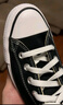 匡威（Converse）高幫帆布鞋 All STAR 休閑小白鞋 情侶鞋子男 101009 36.5 曬單實拍圖