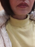恒源祥秋冬高領(lǐng)羊毛衫女加厚毛衣女新款寬松針織套頭羊毛打底衫女 亮黃色 S 曬單實拍圖