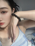 柚霓招財(cái)銀曜石手串男女款手鏈男佛珠手串黑曜石男手鏈送老公老婆禮物 【J119銀曜石手串-8mm】 曬單實(shí)拍圖