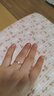 周百福鉆戒女18K金鉆石戒指訂婚結(jié)婚戒指女款車(chē)花六爪皇冠GIA裸鉆定制 60分效果 20分FG色 曬單實(shí)拍圖