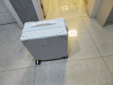 ULDUM行李箱小型拉杆箱旅行箱皮箱网红学生密码箱登机箱18吋化妆箱旅游 登机箱|白色 18英寸 实拍图