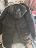 阿瑪瑟（amase）九江平湖三防中戲男女同款情侶羽絨服男長款過膝加厚寬松大碼極寒 氣質(zhì)黑 3XL [180-200斤] 曬單實(shí)拍圖