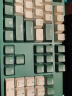 雷柏（Rapoo） V500PRO米绿升级款 104键有线背光机械键盘 PBT双色键帽电脑办公游戏全键无冲可编程键盘 茶轴 实拍图
