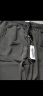 南极人裤子男夏季冰丝休闲裤男士直筒宽松薄款速干商务运动男款长裤百搭 黑色+深灰色冰丝款 2XL 实拍图