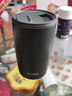 膳魔師（THERMOS）保溫保冷杯不銹鋼咖啡杯男女生高顏值簡(jiǎn)約便攜隨手杯夏季辦公水杯 黑色 415ml 曬單實(shí)拍圖