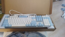 达尔优（dareu）EK815《海蓝见鲸》主题机械键盘 有线游戏键盘 笔记本电脑键盘 108键全尺寸 青轴 实拍图