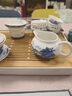 蘇氏陶瓷溪山訪(fǎng)友三才蓋碗茶具套裝國潮青花薄胎8功夫茶杯茶具禮盒裝 曬單實(shí)拍圖