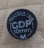 HARD ELK TIPS美國B(niǎo)GDP金藍鉆皮頭超級鹿頭牌臺球桿皮頭小頭波茨桿皮頭斯諾克 金鉆10mm M中性 單粒 曬單實(shí)拍圖