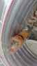 农宝水管软管塑料家用浇花浇菜透明防冻自来水蛇皮管pvc水管 6分20米 实拍图