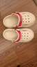 Kappa Kidskappa卡帕兒童涼鞋洞洞鞋夏季軟底防滑外穿拖鞋中大童涼拖沙灘鞋 米洋紅 32 適合腳長內(nèi)長213mm 曬單實拍圖