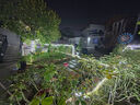 拉伯塔led燈帶條家用戶外防水超高亮白光燈帶室外墻工地隧道照明220v 100米裝 雙排5730-120珠-帶插頭 曬單實(shí)拍圖