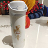膳魔師THERMOS 新款限量版保溫杯哈利波特聯(lián)名款兒童吸管杯背帶便攜316L不銹鋼 TCKL-500-BY(HP)500毫升吸管杯 曬單實拍圖