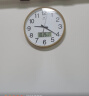 七王星钟表挂钟客厅现代简约家用石英钟电子表时钟带日历温度万年历挂表 C58香槟日历 实拍图