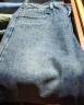 顶峰保罗（Dingfengbaoluo）水洗复古牛仔裤男士春夏季宽松透气直筒休闲长裤子男74青蓝2XL 实拍图