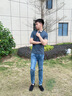 沙馳SATCHI短袖polo衫夏款新疆棉撞色翻領(lǐng)商務(wù)涼感透氣體恤衫【冰氧酷面料】 藍灰 48 曬單實拍圖