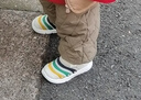 卡特兔寶寶學(xué)步鞋嬰幼兒男女童春季軟底童鞋運動(dòng)鞋1-5歲毛毛蟲(chóng)機能童鞋 米白藍 25 內長(cháng)15.5cm 腳長(cháng)14.2-14.8 曬單實(shí)拍圖