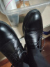 北欧图（BEIOUTU）皮鞋男士系带商务正装鞋英伦舒适职场通勤皮鞋子男 178 黑色 41 实拍图