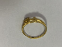 中國(guó)黃金（CHINA GOLD）黃金戒指女士足金999玫瑰花活開(kāi)口生日七夕節(jié)禮物送女友老婆 約2.36g 曬單實(shí)拍圖