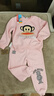 大嘴猴（paul frank）童裝兒童加絨褲男童2024冬新款中大童運動(dòng)褲女童休閑潮流保暖衛褲 淺粉 110 曬單實(shí)拍圖