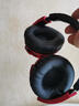 魔音王 適用于鐵三角AR3BT耳套AR3is耳罩ar1is頭戴式耳機耳麥海綿保護皮套棉墊耳帽耳包掉皮更換替換配件 黑色【蛋白皮】耳套一對 曬單實(shí)拍圖