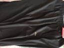 李宁（LI-NING）运动裤男卫裤直筒休闲裤长裤子2024春季健身跑步透气大码宽松潮流 黑色 冰丝速干夏季 直筒 XL/180（建议165斤-180斤） 实拍图
