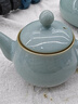 龍泉青瓷 創(chuàng)意家用茶壺功夫茶具壺嘴過濾壺單壺陶瓷中式泡茶壺禮盒裝 哥窯粉青開片-禮盒裝 曬單實拍圖