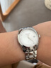天梭（TISSOT）【官方授權店】 瑞士手表 庫圖系列1853石英商務(wù)時(shí)尚女表 白盤(pán)鋼帶T035.210.11.031.00 曬單實(shí)拍圖