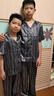 童話(huà)課堂（TONGHUAKETANG）3-16歲男童睡衣夏季薄款中大兒童冰絲家居服夏天小孩短袖長(cháng)褲套裝 斑馬條款 170 建議身高155-165厘米左右 曬單實(shí)拍圖