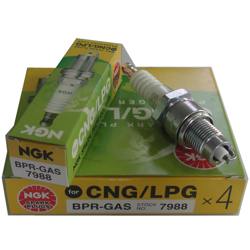 ngk 油气两用火花塞 cng/lpg 燃气 3支装>7988 bpr-gas 夏利3缸