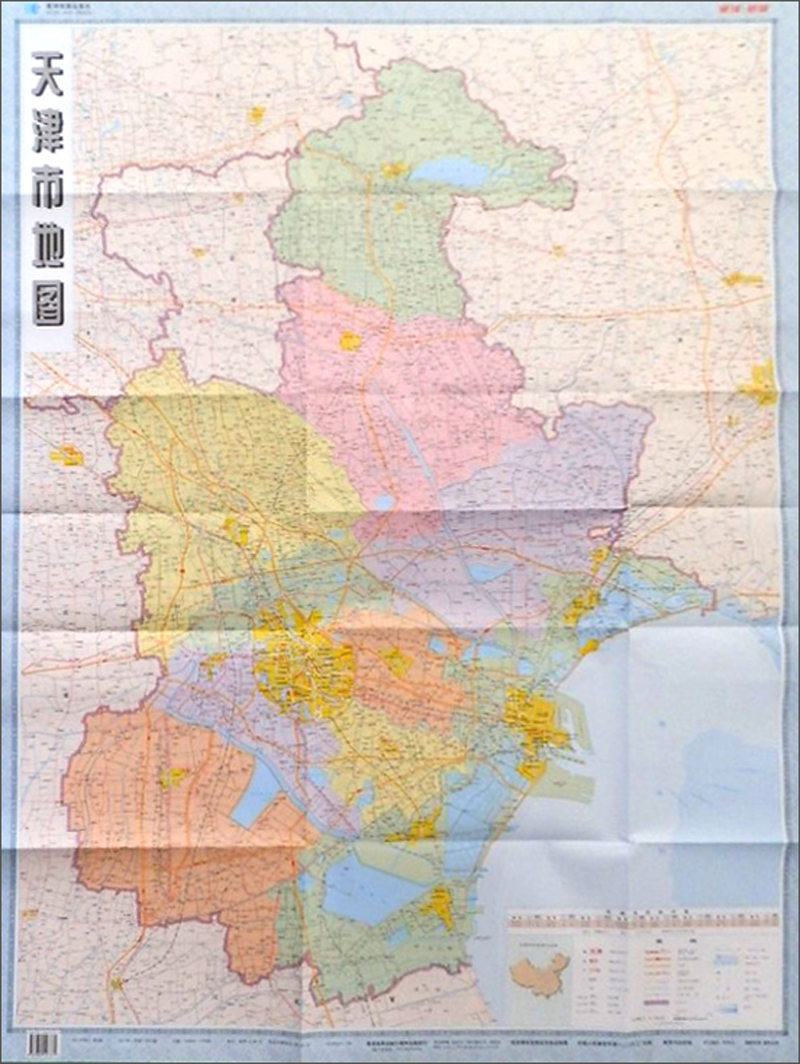 天津市地图图片