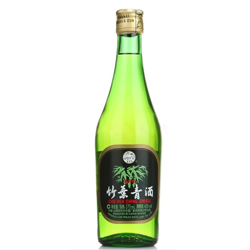 【竹叶青白酒】竹叶青 玻璃瓶装 45度 375ml【行情