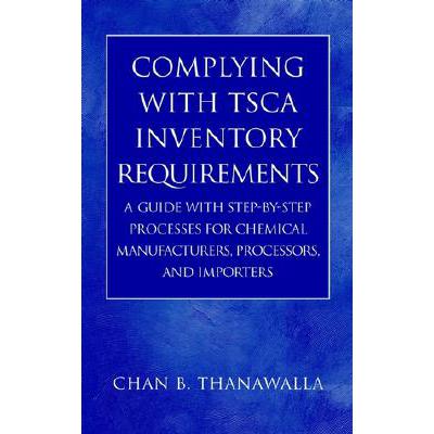 complying with tsca inventory requiremen.