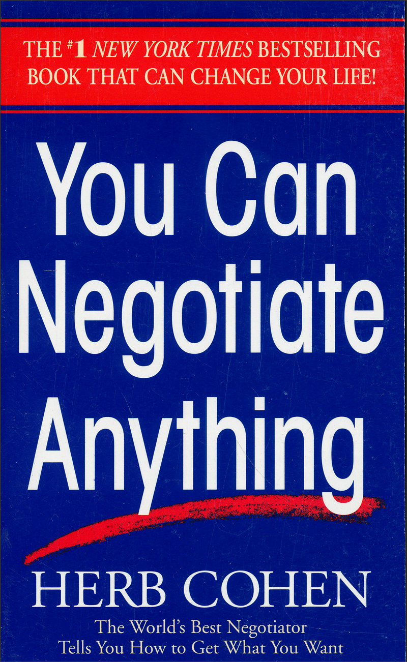 you can negotiate anything