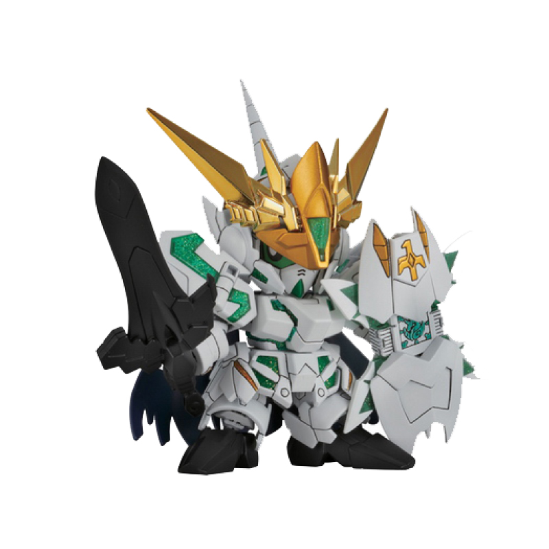 万代 高达拼装模型q版 bb knight unicorn 独角兽骑士