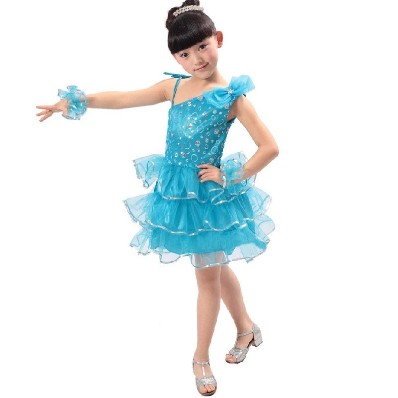 六一儿童演出服装舞蹈服小学生合唱衣服蓬蓬裙表演服图片