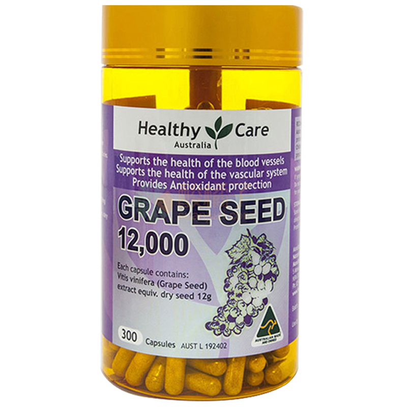 【healthycare300粒/瓶】health care 葡萄籽精华胶囊