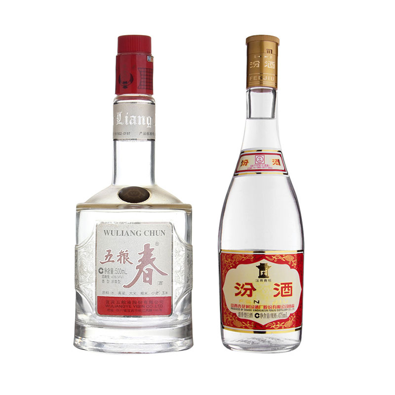 五粮春 45度 500ml 汾酒 53度 玻璃瓶 汾酒475ml