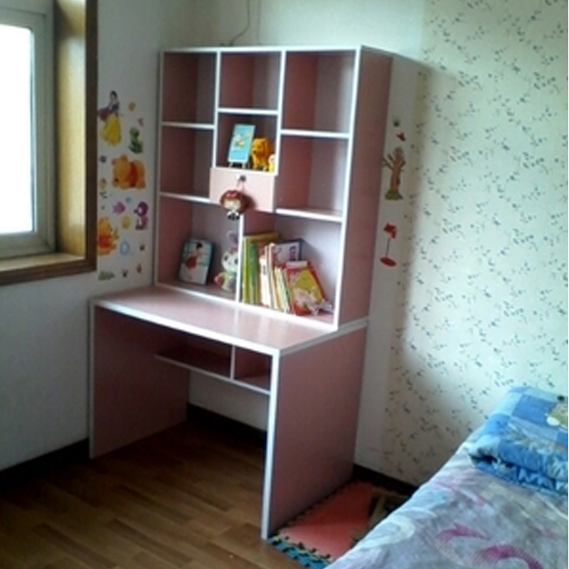 弘瀚-热卖 多功能带书架电脑桌 儿童书桌书柜组合学生